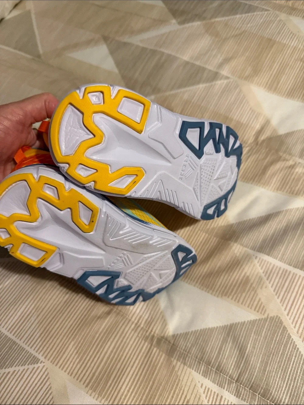 Kids Yellow Athletic Sneakers - Lightweight Comfort